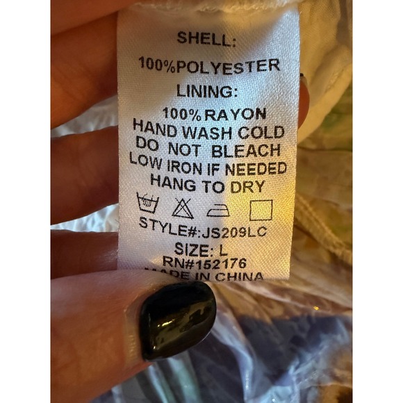 Reset Skirt Women Large Purple Kailee Rose Floral Smocked Tiered Mini Boho - Picture 7 of 7